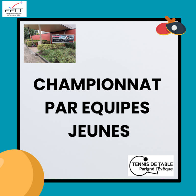 Retour J1 championnat jeunes