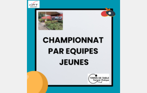Retour J1 championnat jeunes