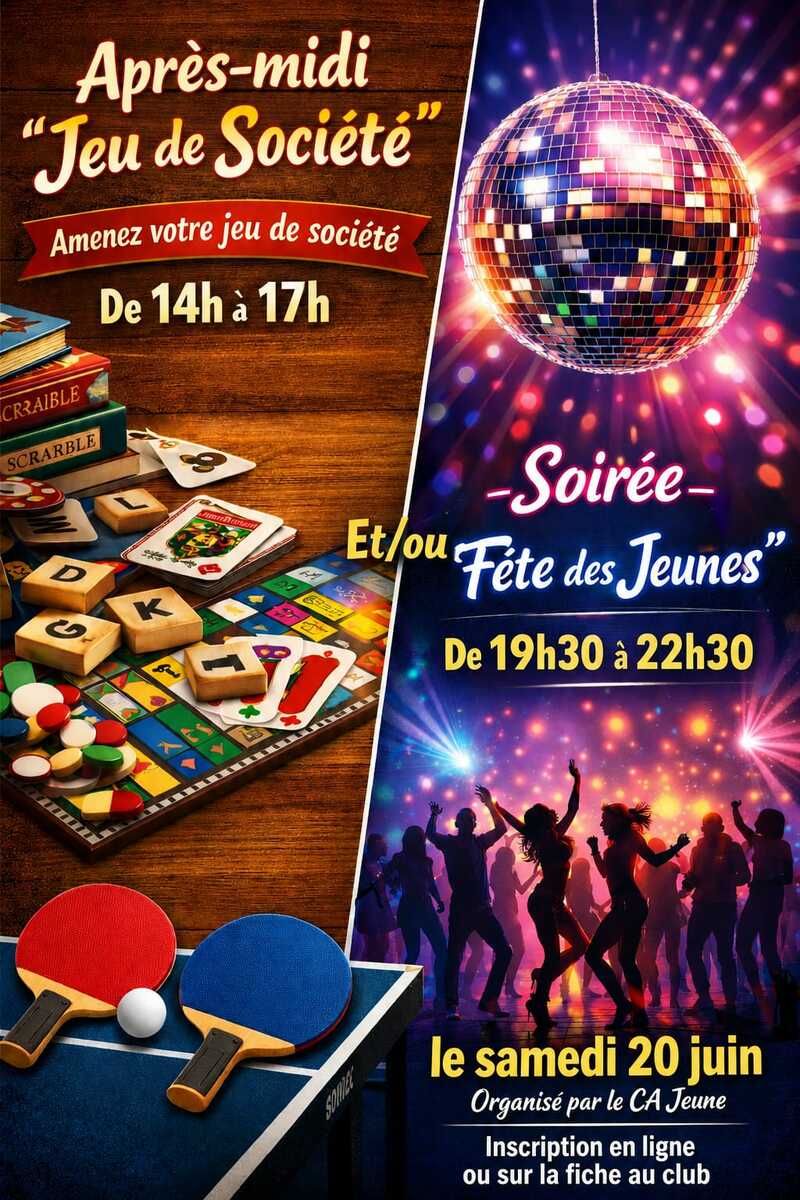 Animation Jeux de société et fête des jeunes