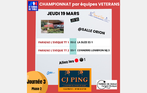 championnat vétérans Ph2 J3