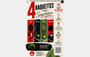 4 raquettes pour Seyvhânn