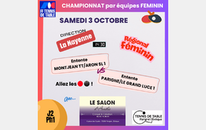 Champ. féminin Ph1 Rég. J2