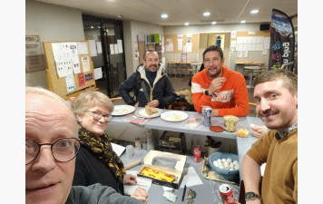 mercredi 11 février : visite club Fabrice Davis et Guillaume Tessier