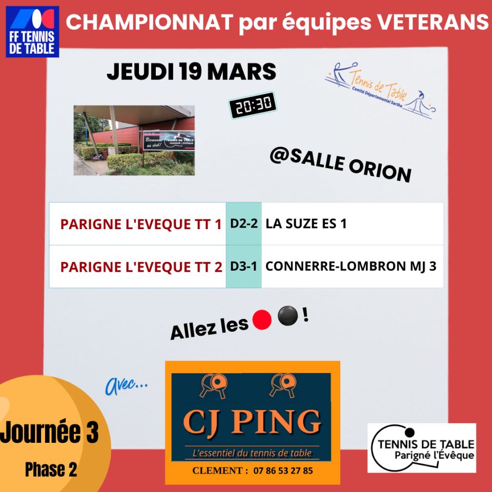 championnat vétérans Ph2 J3